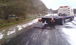 A Church Street recovery Isuzu Recovery Vehicle